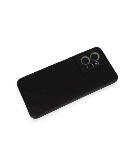 Xiaomi Redmi Note 12 4g Kılıf Loop Deri Silikon - Siyah