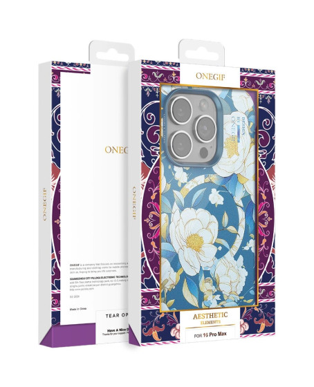 Onegif Apple İphone 15 Plus Flower Series Magsafe Kapak - Beyaz Onegif Apple İphone 15 Plus Flower Series Magsafe Kapak - Beyaz