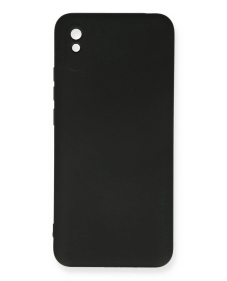 Xiaomi Redmi 9a Kılıf Nano İçi Kadife Silikon - Siyah