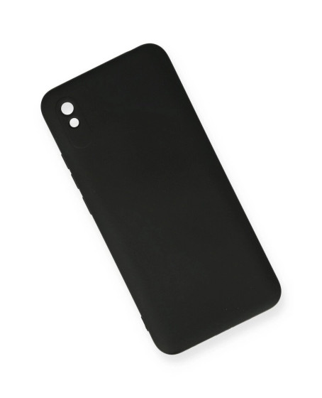 Xiaomi Redmi 9a Kılıf Nano İçi Kadife Silikon - Siyah
