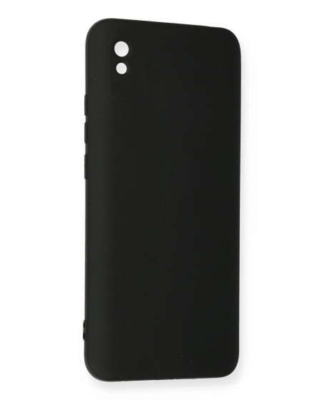 Xiaomi Redmi 9a Kılıf Nano İçi Kadife Silikon - Siyah