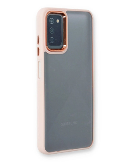 Samsung Galaxy A03s Kılıf Dora Kapak - Pudra Samsung Galaxy A03s Kılıf Dora Kapak - Pudra