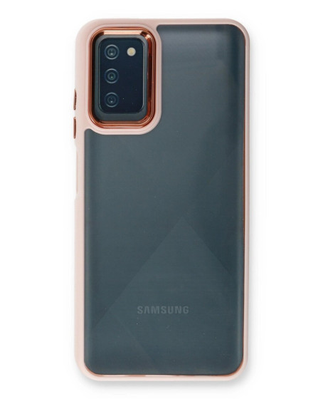 Samsung Galaxy A03s Kılıf Dora Kapak - Pudra Samsung Galaxy A03s Kılıf Dora Kapak - Pudra