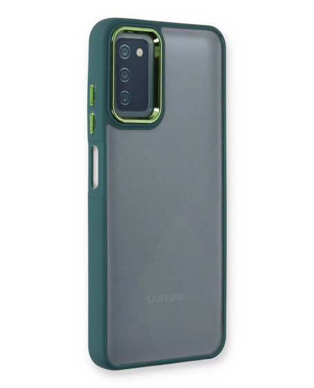Samsung Galaxy A03s Kılıf Dora Kapak - Haki Yeşil Samsung Galaxy A03s Kılıf Dora Kapak - Haki Yeşil