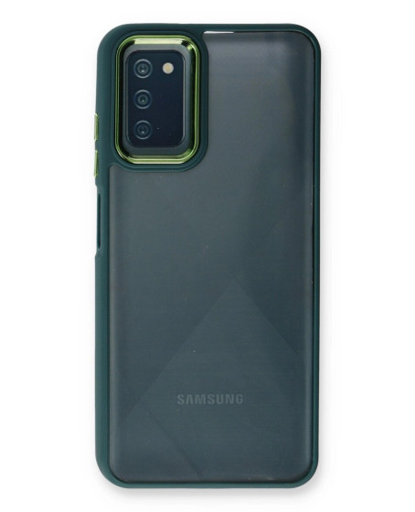Samsung Galaxy A03s Kılıf Dora Kapak - Haki Yeşil Samsung Galaxy A03s Kılıf Dora Kapak - Haki Yeşil