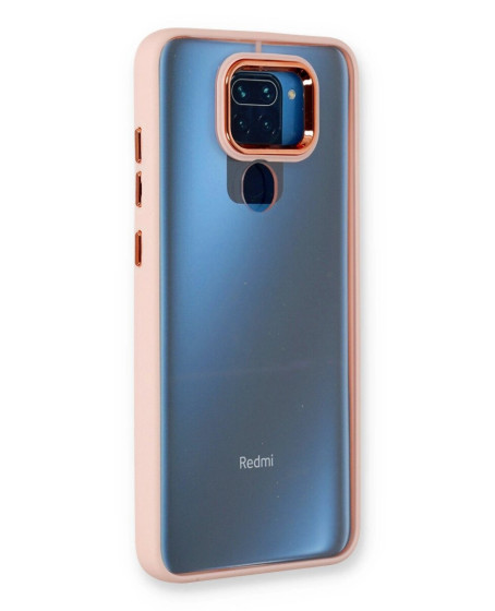 Xiaomi Redmi Note 9 Kılıf Dora Kapak - Pudra Xiaomi Redmi Note 9 Kılıf Dora Kapak - Pudra