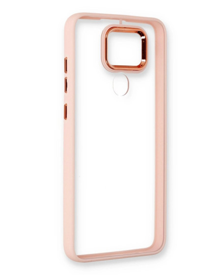 Xiaomi Redmi Note 9 Kılıf Dora Kapak - Pudra Xiaomi Redmi Note 9 Kılıf Dora Kapak - Pudra