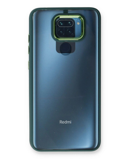 Xiaomi Redmi Note 9 Kılıf Dora Kapak - Haki Yeşil
