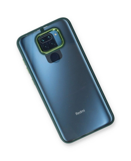 Xiaomi Redmi Note 9 Kılıf Dora Kapak - Haki Yeşil