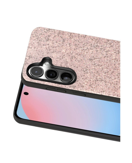 Onegif Samsung Galaxy S24 Fe Bright Simli Kapak - Pembe Onegif Samsung Galaxy S24 Fe Bright Simli Kapak - Pembe