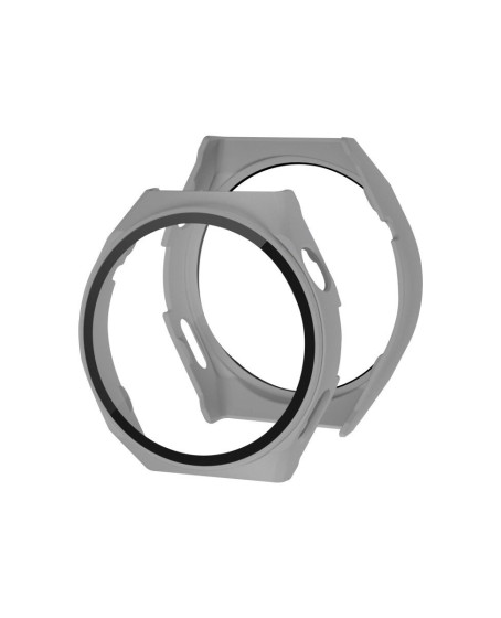 Huawei Watch Gt3 Pro 46mm Dota Camlı Kasa Ekran Koruyucu - Uzay Grisi Huawei Watch Gt3 Pro 46mm Dota Camlı Kasa Ekran Koruyucu - Uzay Grisi