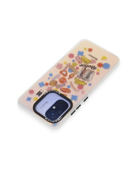 Xiaomi Redmi 12c Kılıf Estoril Desenli Kapak - Estoril - 16