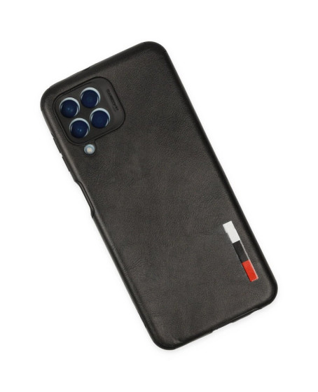 Samsung Galaxy M33 Kılıf Loop Deri Silikon - Siyah