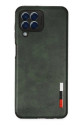 Samsung Galaxy M33 Kılıf Loop Deri Silikon - Yeşil