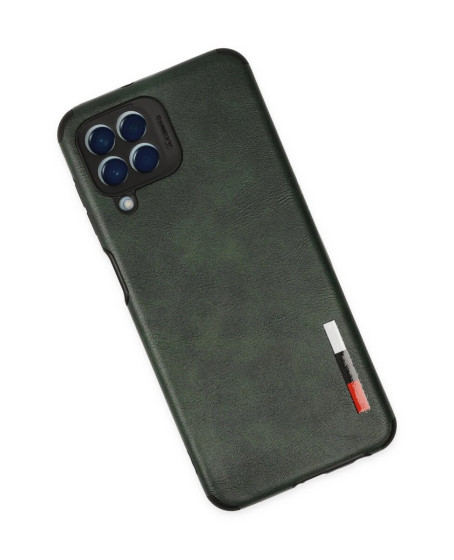 Samsung Galaxy M33 Kılıf Loop Deri Silikon - Yeşil