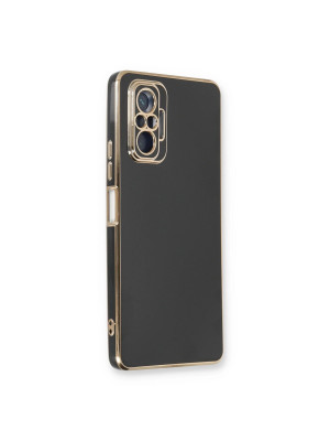 Xiaomi Redmi Note 10 Pro Kılıf Volet Silikon - Siyah