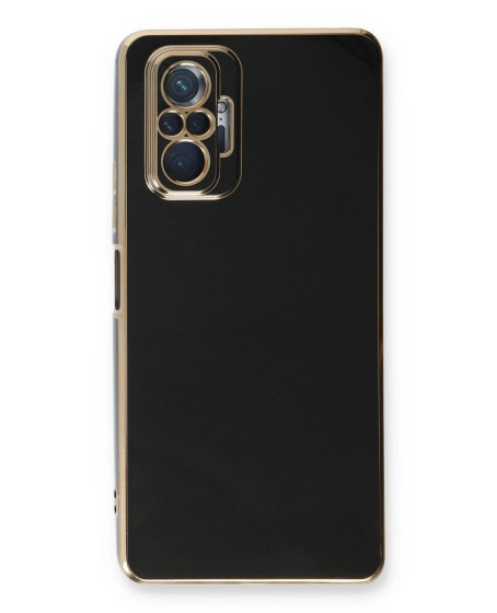 Xiaomi Redmi Note 10 Pro Kılıf Volet Silikon - Siyah