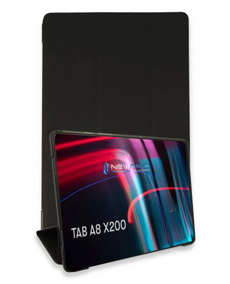 Samsung Galaxy X200 Tab A8 10.5 Kılıf Tablet Smart Kılıf - Siyah