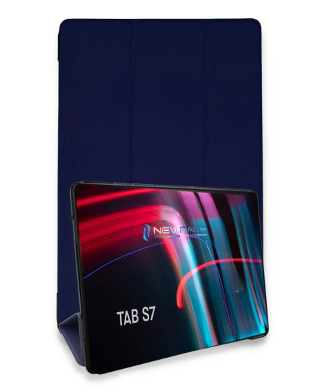Samsung Galaxy T870 Tab S7 11 Kılıf Tablet Smart Kılıf - Lacivert