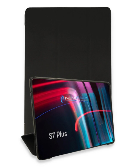 Samsung Galaxy T970 Tab S7 Plus 12.4 Kılıf Tablet Smart Kılıf - Siyah Samsung Galaxy T970 Tab S7 Plus 12.4 Kılıf Tablet Smart Kılıf - Siyah