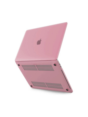Apple Macbook Pro 13 2021 Macbook Buzlu Kapak - Pembe Apple Macbook Pro 13 2021 Macbook Buzlu Kapak - Pembe