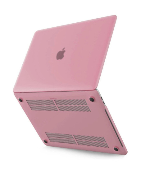 Apple Macbook Pro 13 2021 Macbook Buzlu Kapak - Pembe