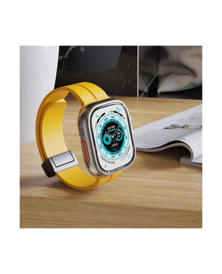 Apple Watch 38mm Kr412 Elegance Stylısh Kordon (saat Değildir) - Füme