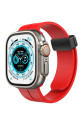 Apple Watch 38mm Kr412 Elegance Stylısh Kordon (saat Değildir) - Kırmızı