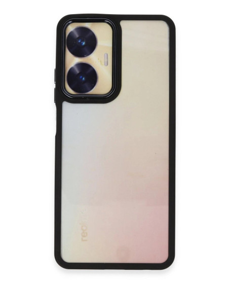 Realme C55 Kılıf Dora Kapak - Siyah
