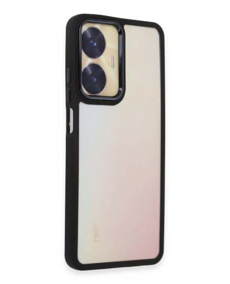 Realme C55 Kılıf Dora Kapak - Siyah