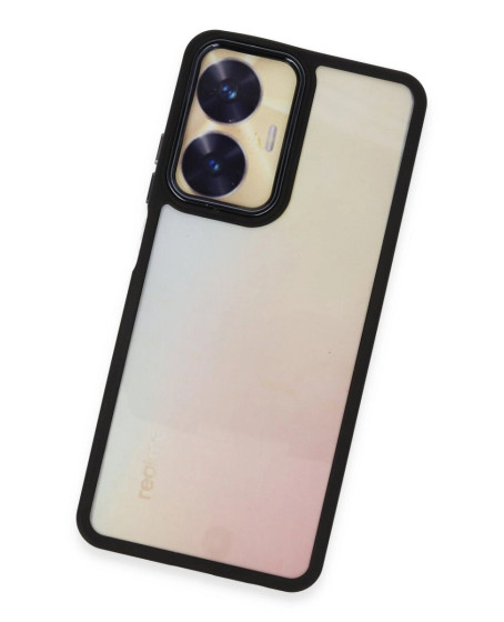 Realme C55 Kılıf Dora Kapak - Siyah