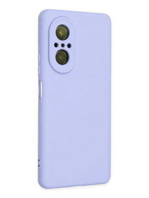 Huawei Nova 9 Se Kılıf Nano İçi Kadife Silikon - Lila