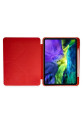 Apple İpad 10.2 (8.nesil) Kılıf Kalemlikli Mars Tablet Kılıfı - Kırmızı