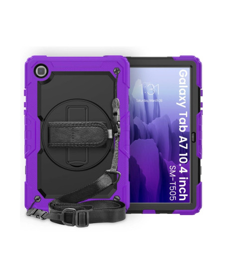 Samsung Galaxy T500 Tab A7 10.4 Kılıf Pars Tablet Kapak - Mor Samsung Galaxy T500 Tab A7 10.4 Kılıf Pars Tablet Kapak - Mor