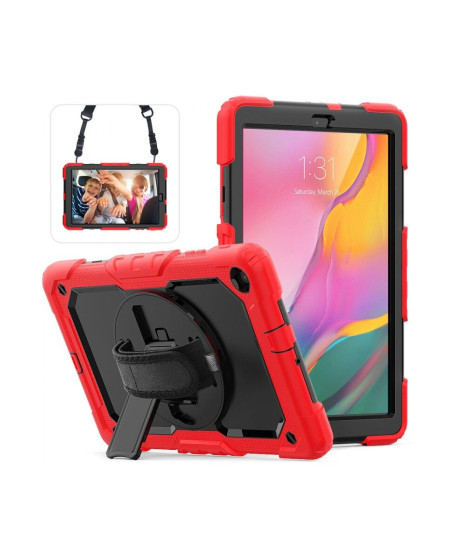 Samsung Galaxy T510 Tab A 10.1 Kılıf Pars Tablet Kapak - Kırmızı Samsung Galaxy T510 Tab A 10.1 Kılıf Pars Tablet Kapak - Kırmızı