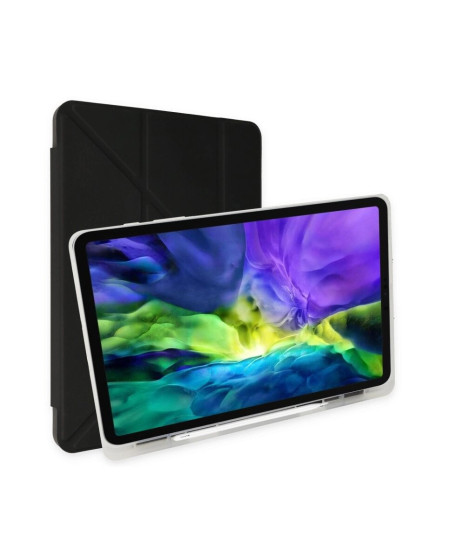 Apple İpad Pro 12.9 (2021) Kılıf Kalemlikli Mars Tablet Kılıfı - Siyah Apple İpad Pro 12.9 (2021) Kılıf Kalemlikli Mars Tablet Kılıfı - Siyah