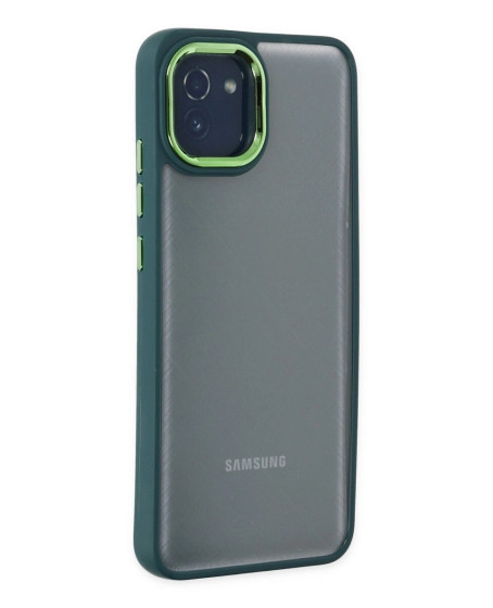 Samsung Galaxy A03 Kılıf Dora Kapak - Haki Yeşil Samsung Galaxy A03 Kılıf Dora Kapak - Haki Yeşil