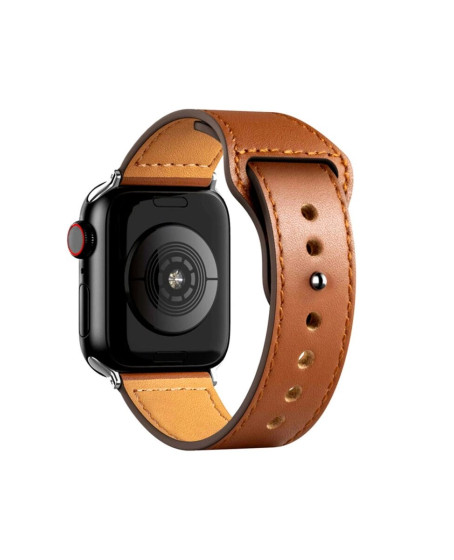 Apple Watch 38mm Kr415 Luaz Deri Kordon (saat Değildir) - Kahverengi