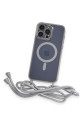 Apple İphone 14 Pro Kılıf Divo Lazer Askılı Magsafe Kapak - Gümüş Apple İphone 14 Pro Kılıf Divo Lazer Askılı Magsafe Kapak - Gümüş