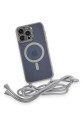 Apple İphone 14 Pro Kılıf Divo Lazer Askılı Magsafe Kapak - Gümüş Apple İphone 14 Pro Kılıf Divo Lazer Askılı Magsafe Kapak - Gümüş