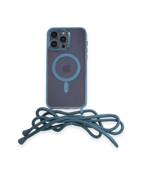 Apple İphone 14 Pro Kılıf Divo Lazer Askılı Magsafe Kapak - Sierra Blue Apple İphone 14 Pro Kılıf Divo Lazer Askılı Magsafe Kapak - Sierra Blue