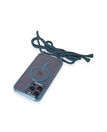 Apple İphone 14 Pro Kılıf Divo Lazer Askılı Magsafe Kapak - Sierra Blue Apple İphone 14 Pro Kılıf Divo Lazer Askılı Magsafe Kapak - Sierra Blue