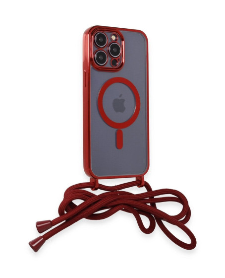 Apple İphone 14 Pro Kılıf Divo Lazer Askılı Magsafe Kapak - Kırmızı Apple İphone 14 Pro Kılıf Divo Lazer Askılı Magsafe Kapak - Kırmızı