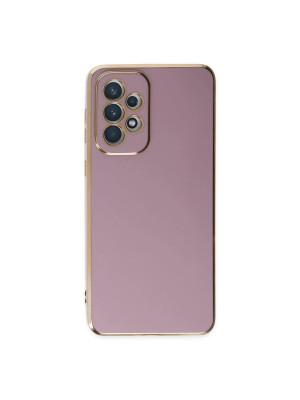 Samsung Galaxy A73 5g Kılıf Volet Silikon - Mor