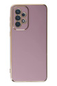 Samsung Galaxy A73 5g Kılıf Volet Silikon - Mor