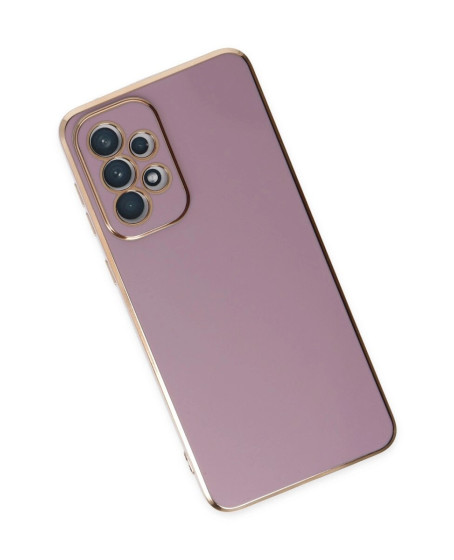 Samsung Galaxy A73 5g Kılıf Volet Silikon - Mor