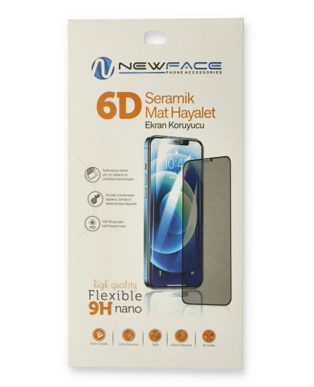 Apple İphone 14 Pro 6d Mat Seramik Hayalet Nano Ekran Koruyucu