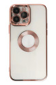 Apple İphone 14 Pro Max Kılıf Slot Silikon - Rose Gold Apple İphone 14 Pro Max Kılıf Slot Silikon - Rose Gold