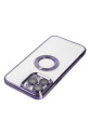 Apple İphone 14 Pro Max Kılıf Slot Silikon - Mor Apple İphone 14 Pro Max Kılıf Slot Silikon - Mor