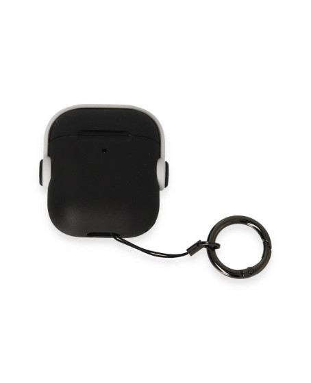 Apple Airpods 2 (2.nesil) Cool Kılıf - Siyah-beyaz